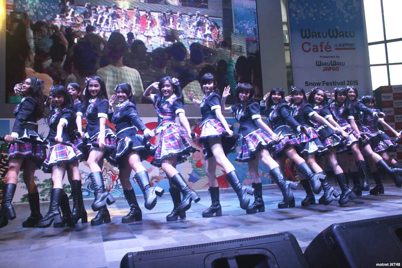 JKT48 Tim T Debut Waku Waku Cafe Snow Festival Jakarta 25-01-2015
