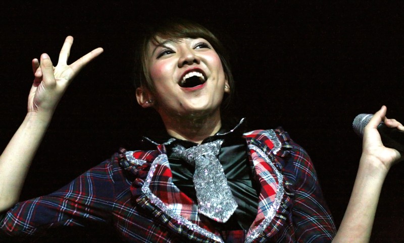Shania Junianatha -Shanju- JKT48 Konser Raya HUT Indosiar ke-20 Jakarta 11 Januari 2015