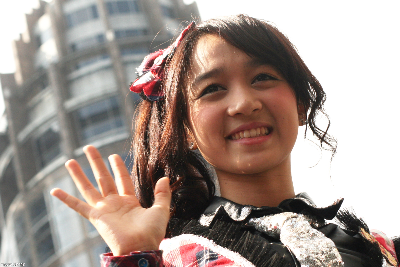 Ayana Shahab -Achan- JKT48 Sapa Indonesia Kompas TV Kampanye Senbatsu Sousenkyo Jakarta 29-03-2015