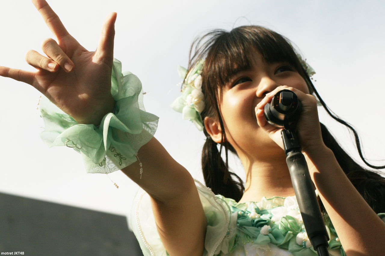 Cindy Yuvia -Yupi- JKT48 Sapa Indonesia Kompas TV Kampanye Senbatsu Sousenkyo Jakarta 29-03-2015