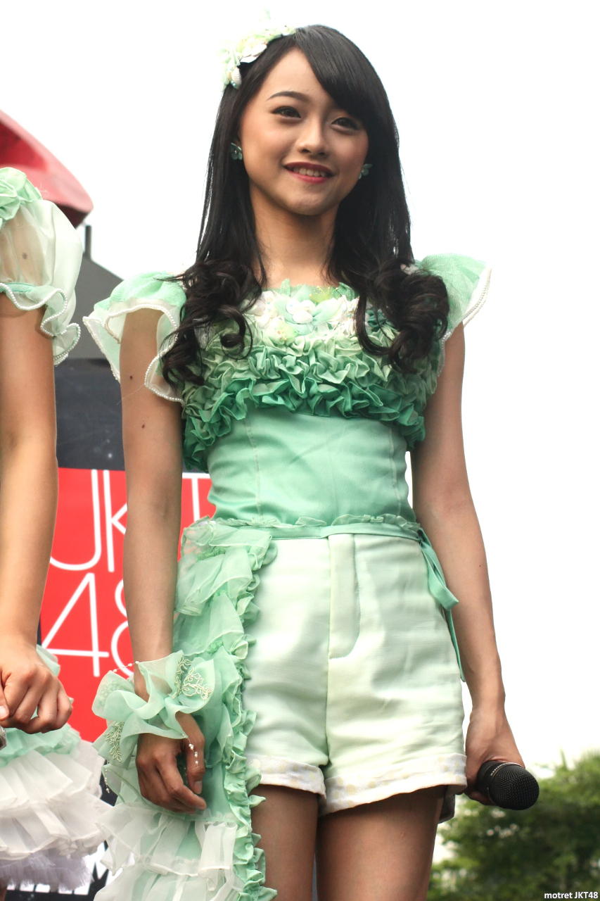 Rona Anggreani -Ayen- JKT48 Sapa Indonesia Kompas TV Kampanye Senbatsu Sousenkyo Jakarta 29-03-2015