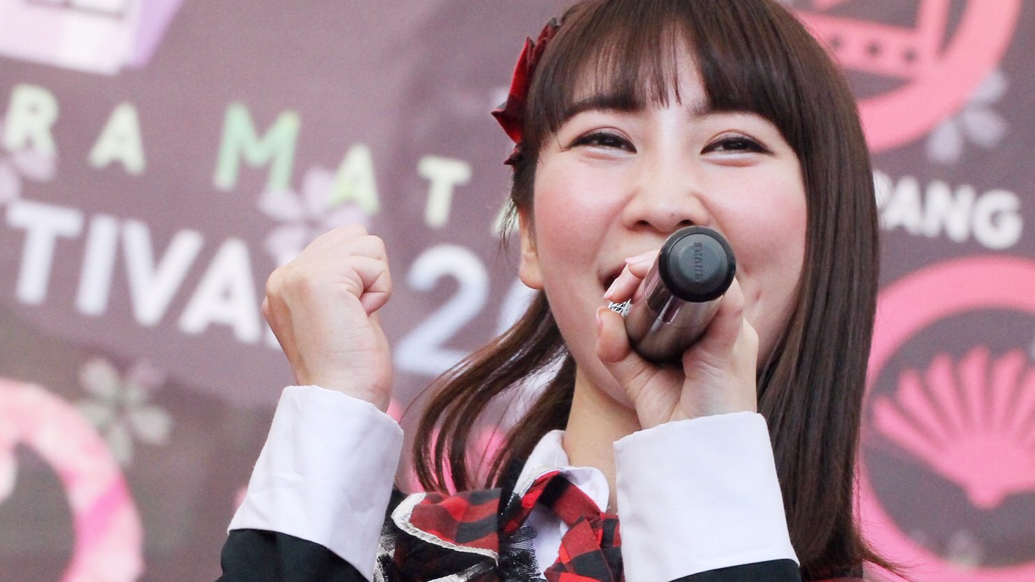 Chikano Rina (Siti Chika-chan) JKT48 Japan Festival Haru No Sakura SMA Cindera Mata Bekasi 12-03-2017