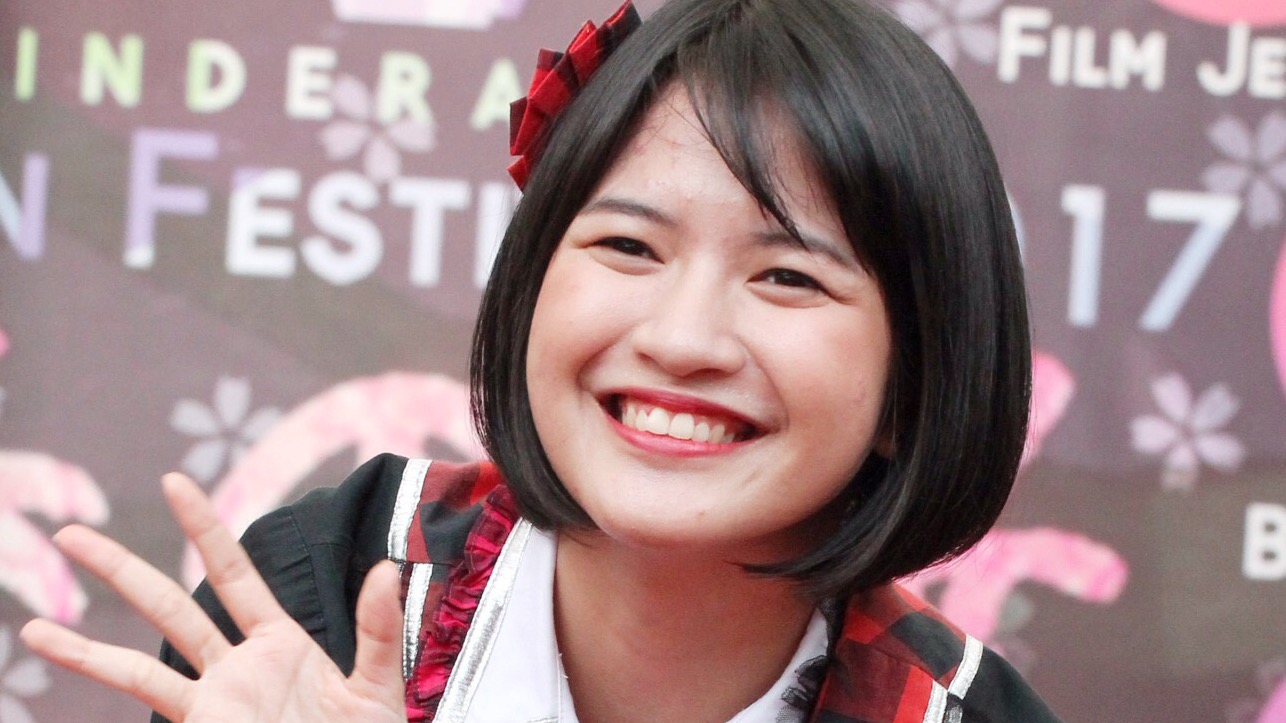 Ratu Vienny Fitrilya (Viny) JKT48 Japan Festival Haru No Sakura SMA Cindera Mata Bekasi 12-03-2017