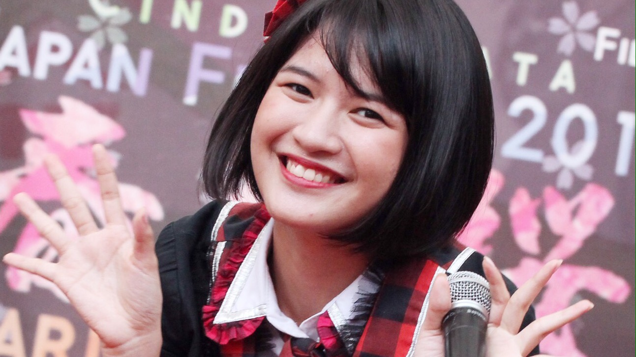 Ratu Vienny Fitrilya (Viny) JKT48 Japan Festival Haru No Sakura SMA Cindera Mata Bekasi 12-03-2017