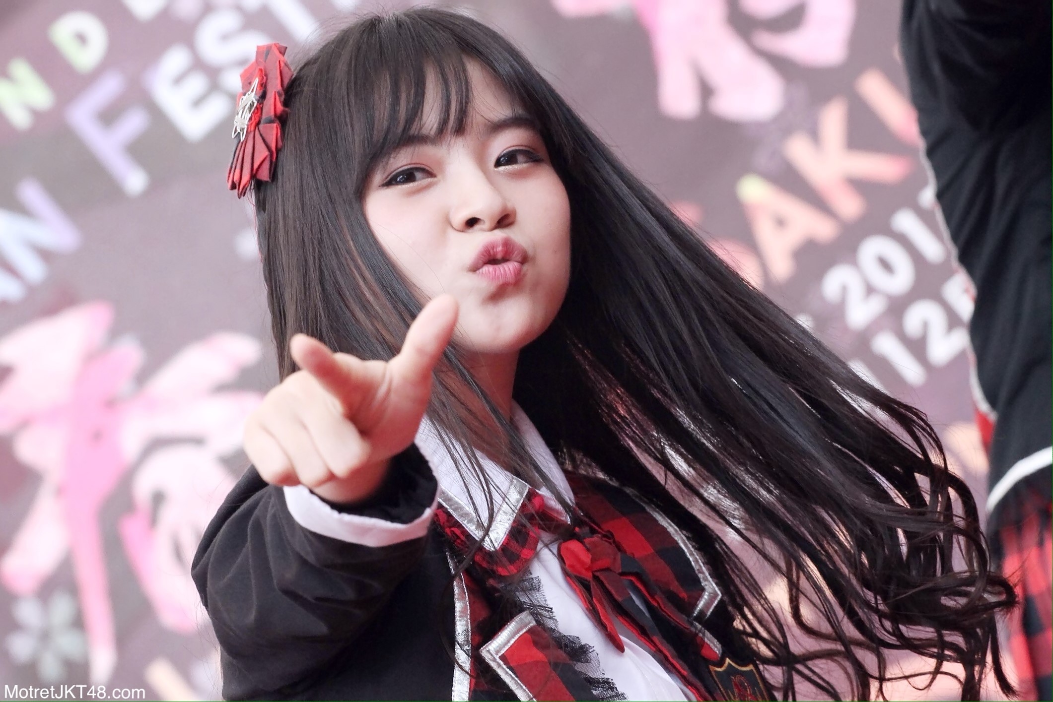Cindy Yuvia (Yupi) JKT48 Japan Festival Haru No Sakura SMA Cindera Mata Bekasi 12-03-2017