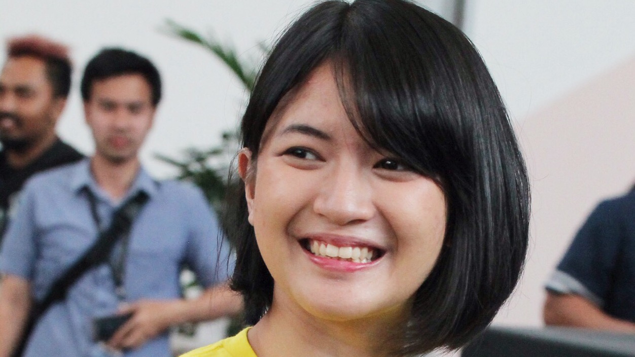Ratu Vienny Fitrilya (Viny) JKT48 Kampanye Pemilihan Member Single ke-17 (Sousenkyo) RTV Serpong 15-04-2017