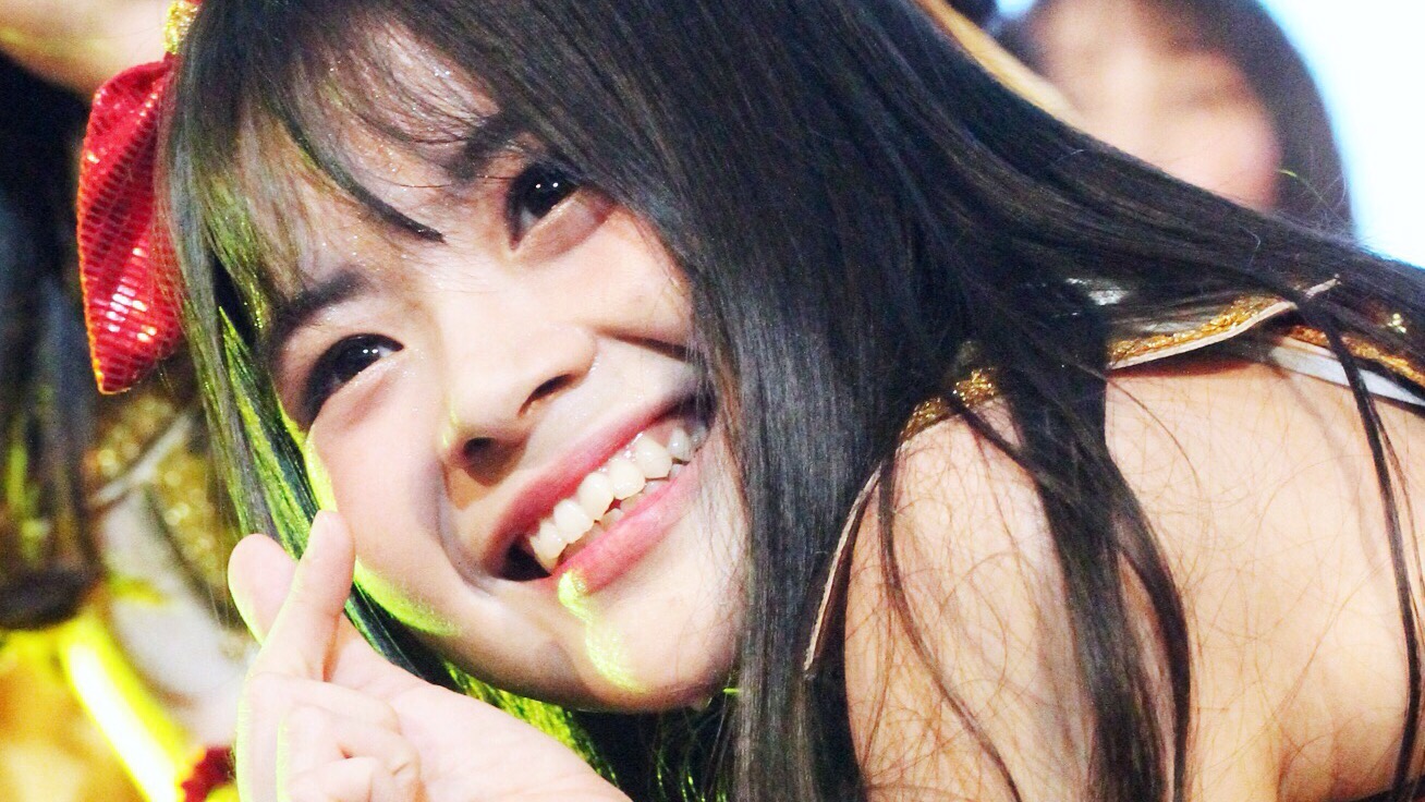 Cindy Yuvia (Yupi) JKT48 JETRO Japan Healthy Lifestyle Exhibition Jakarta 03-03-2018