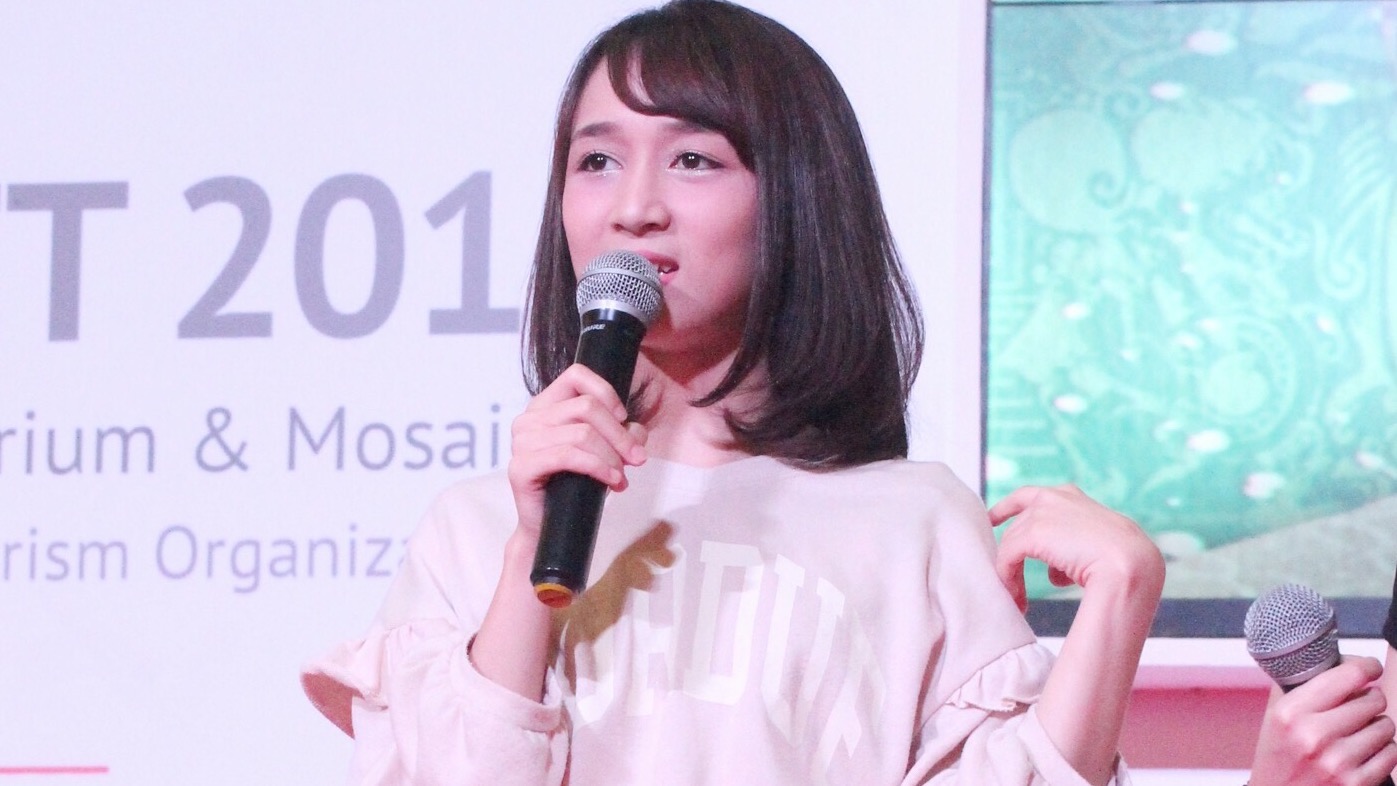 Ayana Shahab (Achan) JKT48 Japan Travel Fair JNTO Mal Kota Kasablanka (Kokas) Jakarta 03-10-2018